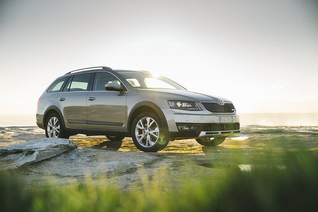 The 2015 Skoda Octavia Scout. The 2015 Skoda Octavia Scout.